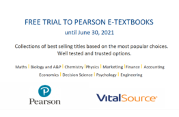 Free trial to Pearson e-textbooks