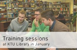 Training sessions at KTU Library on January