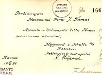To commemorate the dedication of the Aleksotas and Vilijampolė bridges, 1928 (reverse)