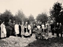 The foundations of the villa of Bronislava and Petras Klimai are consecrated by J. Tumas on 26 May 1929.