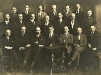 The Sixth Cabinet of Ministers of Kazis Grinius 1920-1922 P. Klimas stands in the top row, second from the right