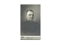 Adomas Kliučinskis. Priest Justinas Staugaitis. After 1912.