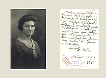 “Renaissance”.Writer Petronėlė Orintaitė. 1930