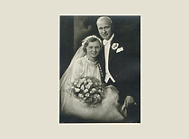 Karlas Baulas. An unknown newlywed couple.