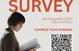 Invitation to evaluate the quality of KTU Library services