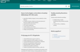 Testing of the new LibKey tool in the KTU Virtual Library