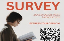 We invite students to take part in the Library Services Evaluation Survey